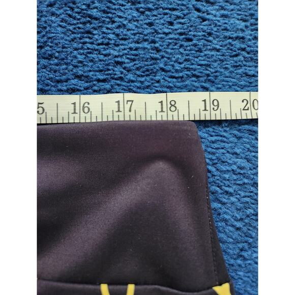 Grrrl Women's Geometric Shape Yellow & Blue Workout Leggings 47-54 XXL - Picture 6 of 8